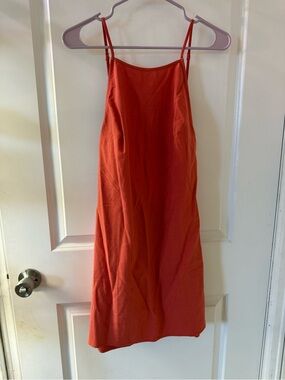 a new day Orange-Red Midi Slip Dress